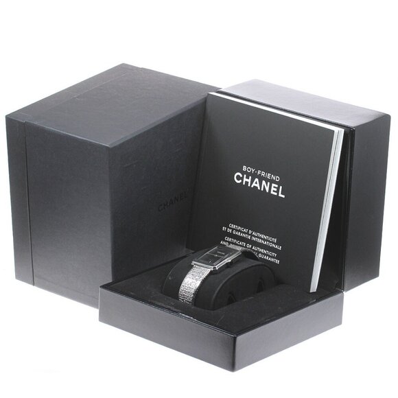 CHANEL boy friend H4878 Date black Dial Quartz Boy's Watch_821619 - Picture 15 of 16